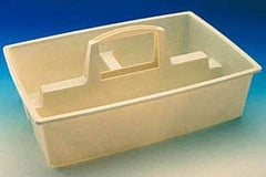 Fisher Scientific Lab Carrier Nalgene™ 14.875 L X 9.5 W X 4.5 H Inch, Polyethylene, White