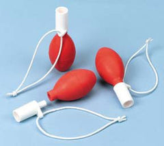 Fisher Scientific Filler, Pipette Fisherbrand® Safety Bulb, Red, White polypropylene attachment with conical silicone adapter