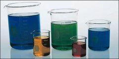 Fisher Scientific Beaker Starter Pack Griffin Borosilicate Glass 50, 100, 250, 600, and 1000 mL
