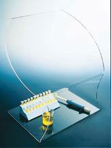 Fisher Scientific Splash Shield Fisherbrand® 12 Inch W Lower End, Acrylic, Nonskid feet, Excellent Visibility