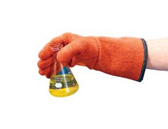 Fisher Scientific Autoclave Glove Scienceware® Clavies® One Size Fits Most Terry Cloth Orange 13 Inch Gauntlet Cuff NonSterile - M-519196-3057 - Pair