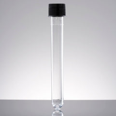 Fisher Scientific Falcon® Test Tube Round Bottom Plain 16 X 125 mm 16 mL Black Screw Cap Polystyrene Tube