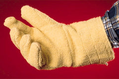 Fisher Scientific Heat Resistant Glove Wells Lamont™ X-Large Kevlar® Butter 5.5 Inch Gauntlet Cuff NonSterile - M-531223-1068 - Pair