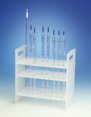 Fisher Scientific Pipette Rack Scienceware® 50 Place White 8-3/8 X 4-1/2 X 8-7/8 Inch