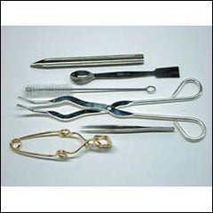 Fisher Scientific Tools Kit Test Tube Brush, Spatula, Crucible Tongs, Test Tube Clamp, Lab Scoop, Forceps Lab Use
