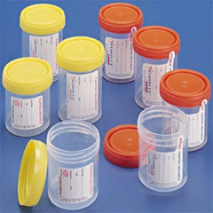 Fisher Scientific Specimen Container LeakBuster™ 53 mm Opening Polypropylene 120 mL (4 oz.) Screw Cap Patient Information NonSterile