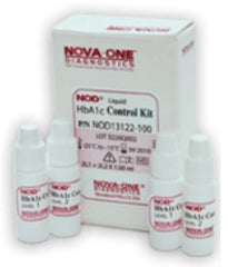 Fisher Scientific Diabetes Management Test Control Nova-one™ Hemoglobin A1c (HbA1c) 2 Levels 4 X 1 mL