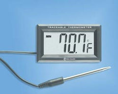 PANTek Technologies LLC Digital Thermometer Traceable® Snap-in Module Fahrenheit / Celsius -58° to +572°F (-50° to +300°C) Stainless Steel Probe Handheld / Desk Mount Battery Operated