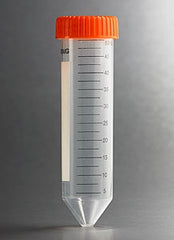Fisher Scientific Corning® CentriStar Centrifuge Tube Conical Bottom Plain 28 X 115 mm 50 mL Orange Screw Cap Polypropylene Tube