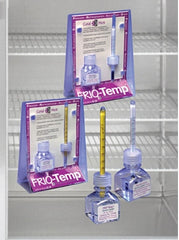 PANTek Technologies LLC Liquid-in-Glass Verification Thermometer FRIO-Temp® Celsius -5° to +20°C Partial Immersion Door / Wall Mount Does Not Require Power
