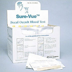 Fisher Scientific Rapid Test Kit Sure-Vue® Extra Sensitive Colorectal Cancer Screening Fecal Occult Blood Test (FOBT) Stool Sample 100 Tests