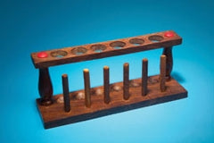 Fisher Scientific RACK, TEST TUBE WOODEN 6PLACE 25MM