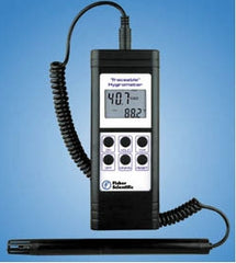 Fisher Scientific Digital Thermometer / Hygrometer Traceable® Fahrenheit / Celsius 0° to 199.9°F (-18° to +93°C) Miniature Probe Battery Operated