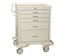 Future Health Concepts Treatment Cart Future Health Concepts 33.5 X 39.75 X 25 Inch Dark Blue Three 3 Inch, One 6 Inch, One 9 Inch Drawers