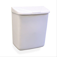 Feminine Hygiene Receptacles Feminine Hygiene Receptacle, White Metal ,1 Each - Axiom Medical Supplies