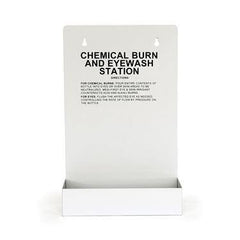 First Aid Chemical Burn and Eyewash Station Empty • 9.25"W x 3.5"D x 18.25"H ,1 Each - Axiom Medical Supplies