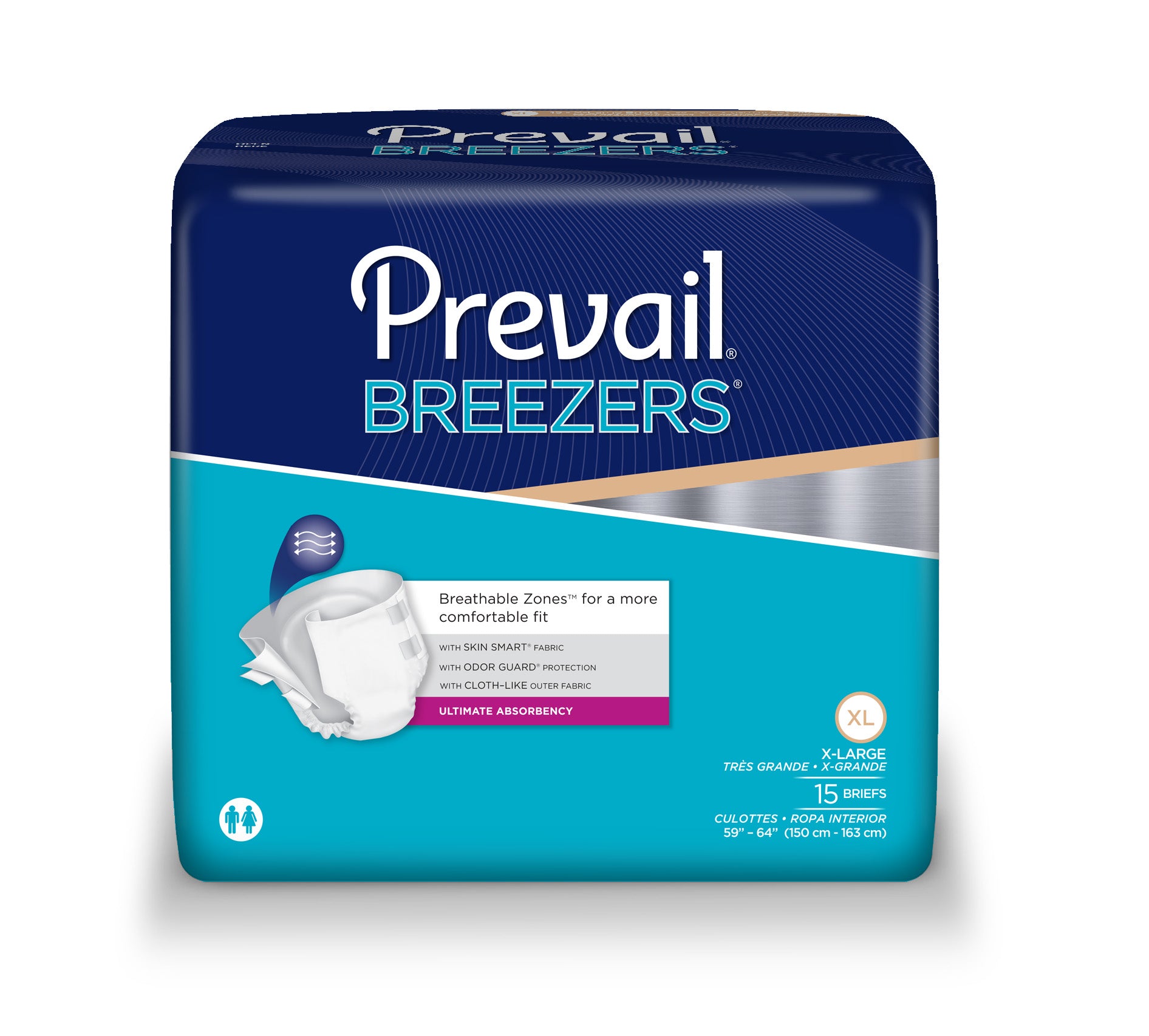 First Quality Products Breezers Adult Briefs AM-10-PVB014