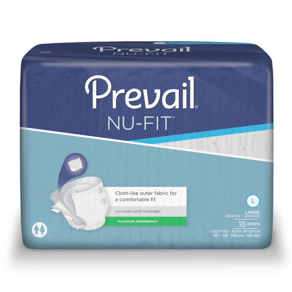 First Quality Products NU-FIT Adult Briefs AM-10-NU012