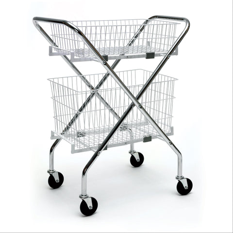 FlexyCart Frame with Wire Baskets Bundle FlexyCart Bundle ,1 Each - Axiom Medical Supplies