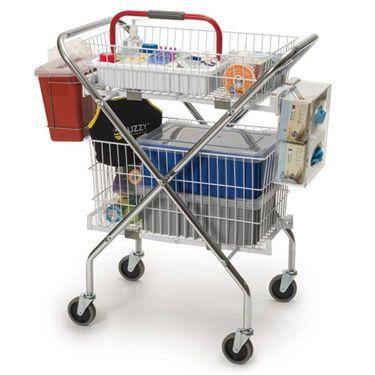 FlexyCart Lightweight Phlebotomy Cart Deluxe • 19.5"W x 30"L x 38"H ,1 Each - Axiom Medical Supplies