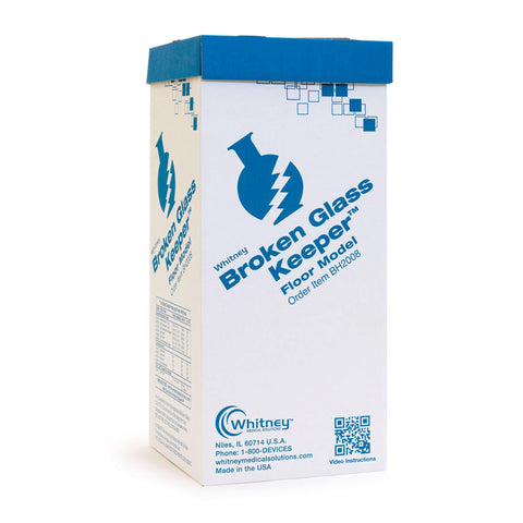 Floor Broken Glass Keeper Waste Containers Floor ,6 / pk - Axiom Medical Supplies