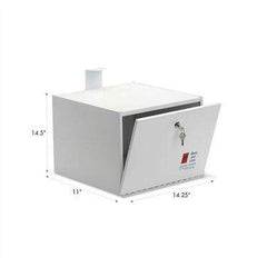 Floor Steel Drop Box Floor • 14.25"W x 11"D x 14.5"H ,1 Each - Axiom Medical Supplies