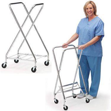 Folding Laundry Hamper Folding Laundry Hamper • 19.75"W x 37"D x 42"H ,1 Each - Axiom Medical Supplies