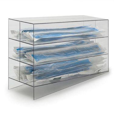 MarketLab Catheter Organizers 6-Place with Drain Bag Shelf • 9.2"W x 21.5"D x 19.1"H ,1 Each - Axiom Medical Supplies