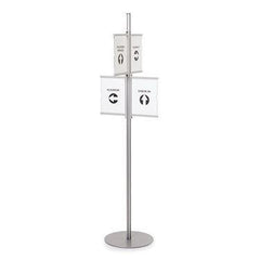 MarketLab Freestanding Document Display Free-Standing Document Display • 20.375"Dia x 72.438"H ,1 Each - Axiom Medical Supplies