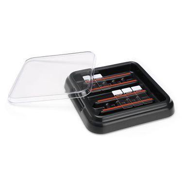 Slide Stain Trays 30-Slide Stain Tray with Clear Lid • 12.9375"W x 15.125"L x 1.75"H ,1 Each - Axiom Medical Supplies