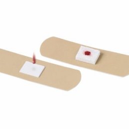 Gainor Medical Adhesive Pressure Bandage Sureseal® 1-1/4 X 2-3/4 Inch Cellulose Rectangle Tan Sterile