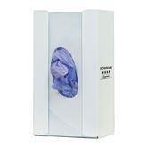 Bowman White Steel Basic Glove Box Dispenser Single • 5.6"W x 3.8"D x 9.96"H ,1 Each - Axiom Medical Supplies