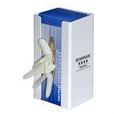 Bowman White Sintra Single Glove Box Dispenser White Sintra • 5.8"W x 4.07"D x 10.06"H ,1 Each - Axiom Medical Supplies