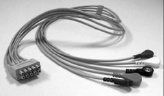 Vyaire Medical Leadwire Set 29 Inch, Snap, 5 Lead, Group, Multi Link GE Eagle, Solar, Dash 2000 Monitors, Tram