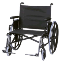 Graham-Field Bariatric Wheelchair Regency XL 2002 Full Length Arm Removable Arm Style Swing-Away Elevating Legrest Black Upholstery 26 Inch Seat Width 600 lbs. Weight Capacity