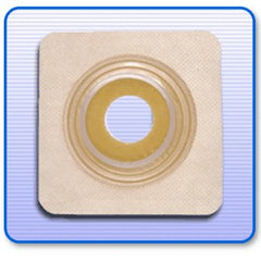 Hollister Inc Ostomy Barrier Securi-T® Pre-Cut, Standard Wear Flexible Tape 45 mm Flange 1 Inch Opening 4 X 4 Inch