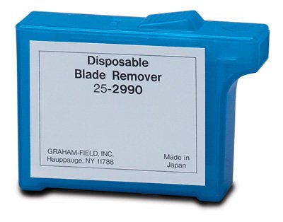 Graham-Field Blade Remover Capacity 150 to 300 Blades, 58 H X 79.3 W X 25 D mm, Weighs 21.7 grams, Polypropylene, Blade Insertion Slot 17 X 5.2 mm - M-287498-3880 - Each