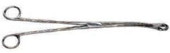 Graham-Field Placenta Forceps Grafco® Kelly 12 Inch Length Stainless Steel NonSterile NonLocking Finger Ring Handle Straight Fenestrated Oval Tips - M-518580-2063 - Each