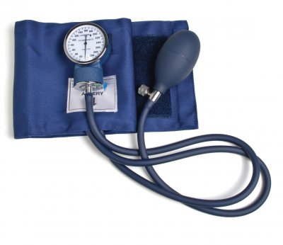 Graham-Field Aneroid Sphygmomanometer with Cuff Lumiscope® 2-Tube Pocket Size Hand Held Adult Large Cuff