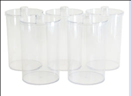 Graham-Field Sundry Jar Plastic Clear - M-662125-4320 - Case of 5