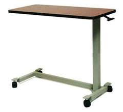 Graham-Field Overbed Table Non-Tilt Automatic Spring Assisted Lift 27-3/4 to 40 Inch Height Range