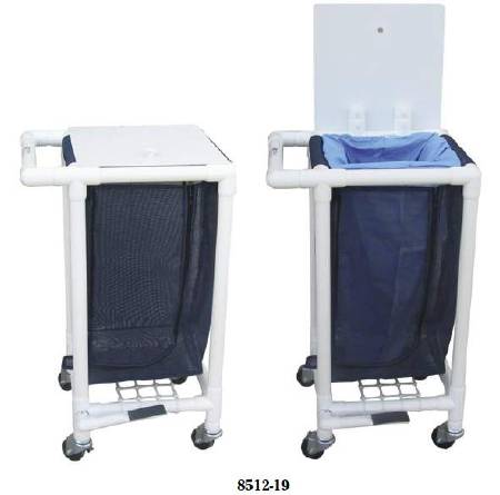 Graham-Field Single Hamper with Bag Lumex® 4 Casters 28 gal. - M-678363-3869 - Each