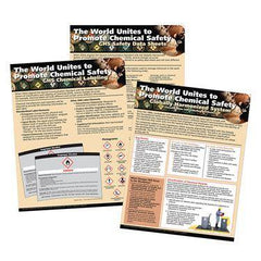 GHS and Hazards Communication Reference Poster GHS Intro Poster Pack, set of 3 • 17"W x 22"H ,1 Each - Axiom Medical Supplies