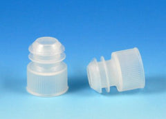 Globe Scientific Stopper, Plug Natural, Polyethylene 15 mL Tubes