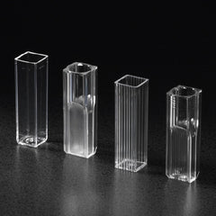 Globe Scientific Cuvette 4.5 ml, 4 Clear Sides, 10 mm Path L, 340 - 800 Nm Spectrum Range Spectrophotometer