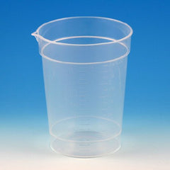 Globe Scientific Specimen Container with Pour Spout 2-1/8 X 3-7/16 Inch Polypropylene 192 mL (6.5 oz.) Without Closure Unprinted NonSterile