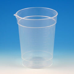 Globe Scientific Specimen Container with Pour Spout 2-1/8 X 3-7/16 Inch Polypropylene 192 mL (6.5 oz.) Without Closure Unprinted NonSterile