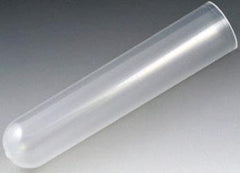 Globe Scientific Test Tube Round Bottom Plain 16 X 75 mm 8 mL Without Color Coding Without Closure Polypropylene Tube