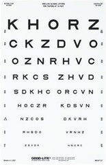 Good-Lite Eye Chart Good-Lite® 10 Foot Measurement Acuity Test