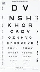 Good-Lite Eye Chart Good-Lite® 10 Foot Measurement Acuity Test